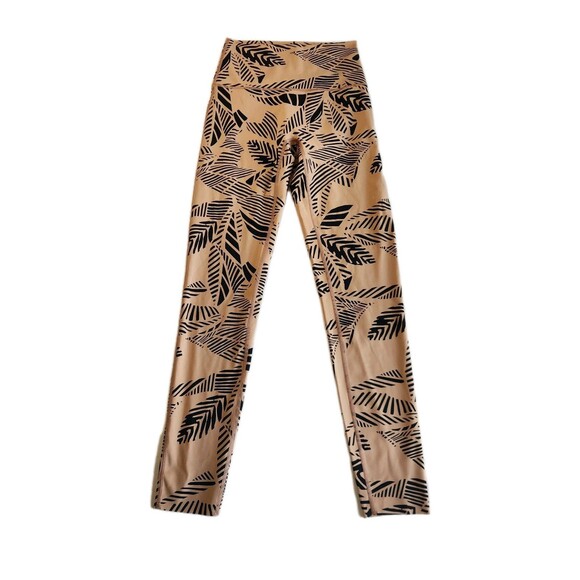 Pants - Offline By Aerie Real Me High Rise Legginga Size S Brown Palm Tree Print